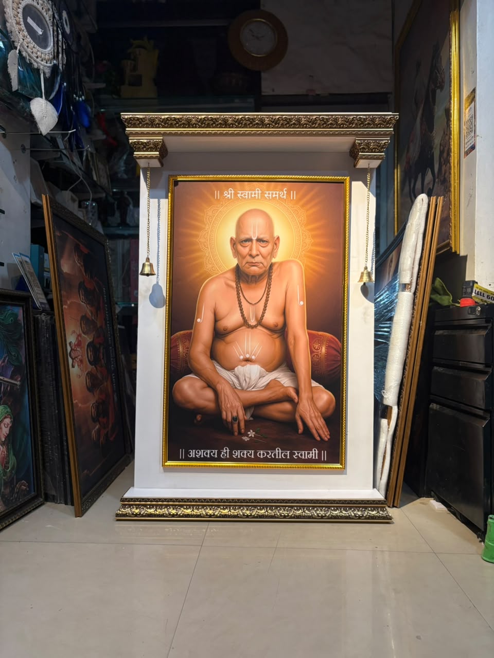 Shri Swami Samarth Premium Temple Frame